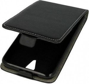 Kabura SAMSUNG GALAXY M11 Pionowa Rubber etui z klapką czarne 4