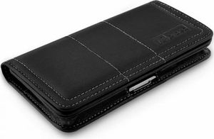 Kabura do paska SAMSUNG GALAXY A70 / A71 / J6+ / J4+ PLUS etui skórzane NICI czarna 2