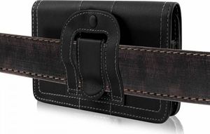 Kabura do paska SAMSUNG GALAXY A70 / A71 / J6+ / J4+ PLUS etui skórzane NICI czarna 5