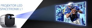 Projektor Spacetronik L1 LED 480 x 320px 2200 lm LCD 8