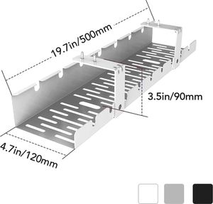 Organizer Spacetronik Uchwyt Czarny 1 sztuka  (1) 3