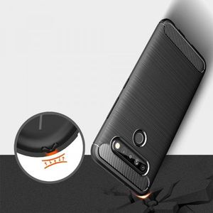 Hurtel Carbon Case elastyczne etui pokrowiec LG K61 czarny 5