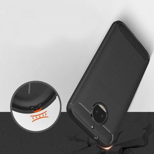 Hurtel Carbon Case elastyczne etui pokrowiec Motorola Moto G5S Plus czarny 2