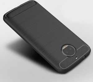 Hurtel Carbon Case elastyczne etui pokrowiec Motorola Moto G5S Plus czarny 3