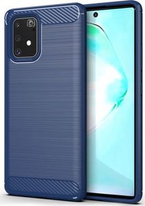 Hurtel Carbon Case elastyczne etui pokrowiec Samsung Galaxy S10 Lite niebieski uniwersalny (58677-uniw) - 58677-uniw 1