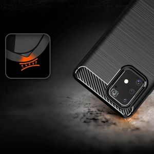 Hurtel Carbon Case elastyczne etui pokrowiec Samsung Galaxy S10 Lite niebieski uniwersalny (58677-uniw) - 58677-uniw 10