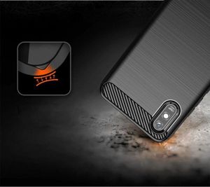 Hurtel Carbon Case elastyczne etui pokrowiec Xiaomi Redmi 9A czarny 3