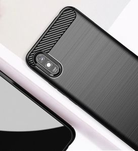 Hurtel Carbon Case elastyczne etui pokrowiec Xiaomi Redmi 9A niebieski 2