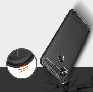 Hurtel Carbon Case elastyczne etui pokrowiec Xiaomi Redmi 9C czarny 6
