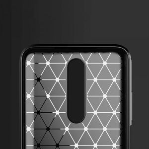Hurtel Carbon Case elastyczne etui pokrowiec Xiaomi Redmi K30 czarny 3