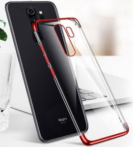 Hurtel Clear Color case żelowy pokrowiec etui z metaliczną ramką Xiaomi Mi 9T / Xiaomi Mi 9T Pro czerwony 15