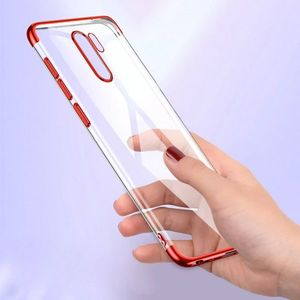 Hurtel Clear Color case żelowy pokrowiec etui z metaliczną ramką Xiaomi Mi 9T / Xiaomi Mi 9T Pro czerwony 24