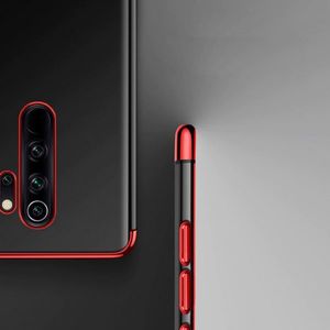 Hurtel Clear Color case żelowy pokrowiec etui z metaliczną ramką Xiaomi Mi 9T / Xiaomi Mi 9T Pro czerwony 50
