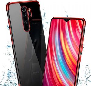 Hurtel Clear Color case żelowy pokrowiec etui z metaliczną ramką Xiaomi Mi 9T / Xiaomi Mi 9T Pro czerwony 51