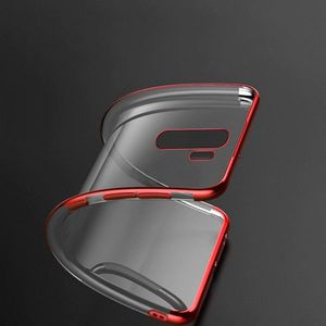 Hurtel Clear Color case żelowy pokrowiec etui z metaliczną ramką Xiaomi Mi 9T / Xiaomi Mi 9T Pro czerwony 56