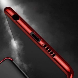 Hurtel Clear Color case żelowy pokrowiec etui z metaliczną ramką Xiaomi Mi 9T / Xiaomi Mi 9T Pro czerwony 62