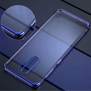 Hurtel Clear Color case żelowy pokrowiec etui z metaliczną ramką Xiaomi Redmi 9 czerwony 6
