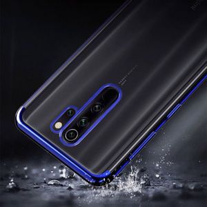 Hurtel Clear Color case żelowy pokrowiec etui z metaliczną ramką Xiaomi Redmi 9 czerwony 7