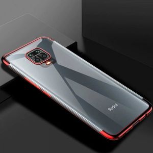 Hurtel Clear Color case żelowy pokrowiec etui z metaliczną ramką Xiaomi Redmi Note 9 Pro / Redmi Note 9S czarny 5