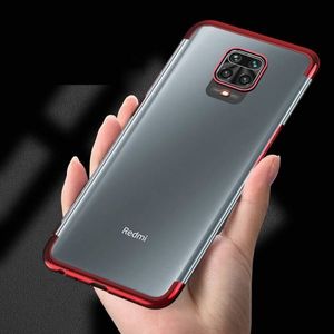 Hurtel Clear Color case żelowy pokrowiec etui z metaliczną ramką Xiaomi Redmi Note 9 Pro / Redmi Note 9S niebieski 3