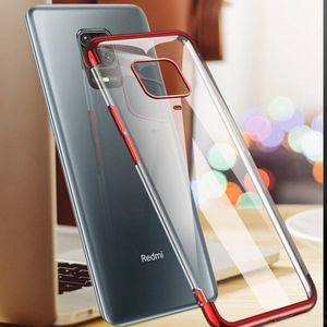 Hurtel Clear Color case żelowy pokrowiec etui z metaliczną ramką Xiaomi Redmi Note 9 Pro / Redmi Note 9S niebieski 4