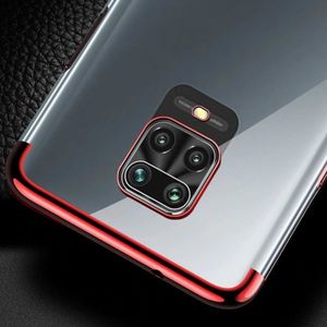 Hurtel Clear Color case żelowy pokrowiec etui z metaliczną ramką Xiaomi Redmi Note 9 Pro / Redmi Note 9S niebieski 7