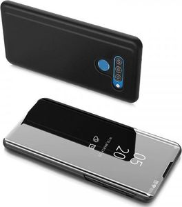 Hurtel Clear View Case futerał etui z klapką LG K51S / LG K41S czarny 1