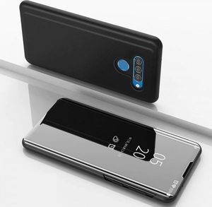 Hurtel Clear View Case futerał etui z klapką LG K51S / LG K41S czarny 4