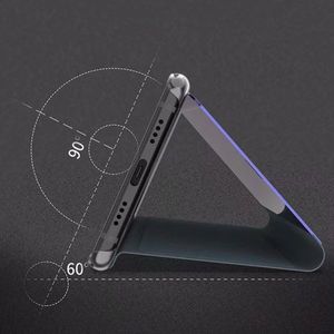 Hurtel Clear View Case futerał etui z klapką LG K51S / LG K41S czarny 8