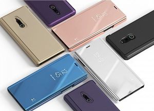 Hurtel Clear View Case futerał etui z klapką Xiaomi Mi 8 / Xiaomi Mi 8 Pro niebieski 9