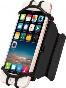 Hurtel Etui opaska sportowa na nadgarstek armband do biegania na telefon do 6'' cali czarny 20
