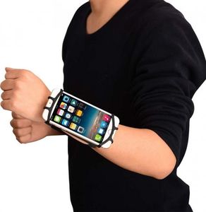 Hurtel Etui opaska sportowa na nadgarstek armband do biegania na telefon do 6'' cali czarny 22