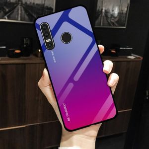 Hurtel Gradient Glass etui pokrowiec nakładka ze szkła hartowanego Huawei P30 Lite różowy 6
