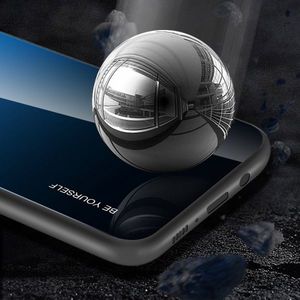 Hurtel Gradient Glass etui pokrowiec nakładka ze szkła hartowanego Samsung Galaxy A71 różowy 8