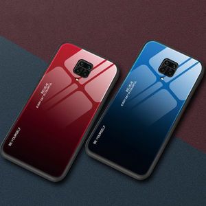 Hurtel Gradient Glass etui pokrowiec nakładka ze szkła hartowanego Xiaomi Redmi Note 9 Pro / Redmi Note 9S różowo-fioletowy 14