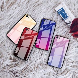 Hurtel Gradient Glass etui pokrowiec nakładka ze szkła hartowanego iPhone SE 2020 / iPhone 8 / iPhone 7 czarno-czerwony uniwersalny (60540-uniw) - 60540-uniw 17