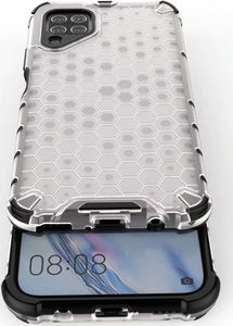 Hurtel Honeycomb etui pancerny pokrowiec z żelową ramką Huawei P40 Lite / Nova 7i / Nova 6 SE czarny 7