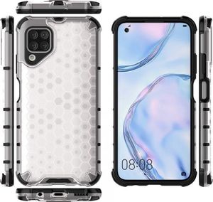 Hurtel Honeycomb etui pancerny pokrowiec z żelową ramką Huawei P40 Lite / Nova 7i / Nova 6 SE czarny 8