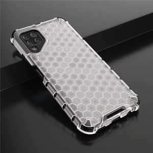 Hurtel Honeycomb etui pancerny pokrowiec z żelową ramką Huawei P40 Lite / Nova 7i / Nova 6 SE przezroczysty 14