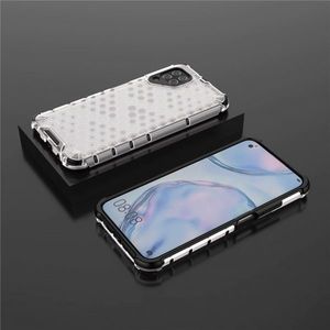 Hurtel Honeycomb etui pancerny pokrowiec z żelową ramką Huawei P40 Lite / Nova 7i / Nova 6 SE przezroczysty 9