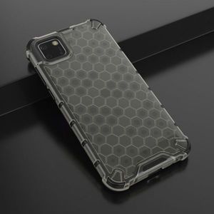 Hurtel Honeycomb etui pancerny pokrowiec z żelową ramką Huawei Y5p czarny 2