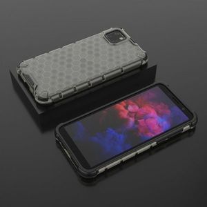 Hurtel Honeycomb etui pancerny pokrowiec z żelową ramką Huawei Y5p czarny 22