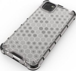 Hurtel Honeycomb etui pancerny pokrowiec z żelową ramką Huawei Y5p czerwony 43