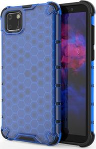 Hurtel Honeycomb etui pancerny pokrowiec z żelową ramką Huawei Y5p niebieski 15