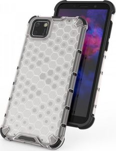 Hurtel Honeycomb etui pancerny pokrowiec z żelową ramką Huawei Y5p niebieski 42
