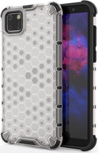 Hurtel Honeycomb etui pancerny pokrowiec z żelową ramką Huawei Y5p przezroczysty 15