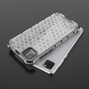 Hurtel Honeycomb etui pancerny pokrowiec z żelową ramką Huawei Y5p przezroczysty 47