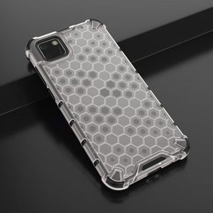 Hurtel Honeycomb etui pancerny pokrowiec z żelową ramką Huawei Y5p przezroczysty 78