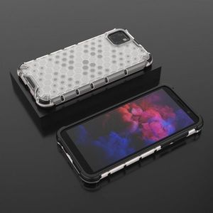 Hurtel Honeycomb etui pancerny pokrowiec z żelową ramką Huawei Y5p przezroczysty 88