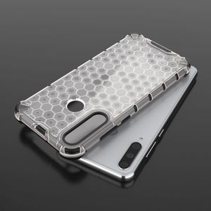 Hurtel Honeycomb etui pancerny pokrowiec z żelową ramką Huawei Y6p przezroczysty 42